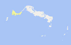 Range map of Lepidodactylus lugubris